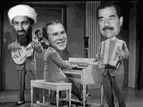 Файл:Bush saddam IbnLaden.gif