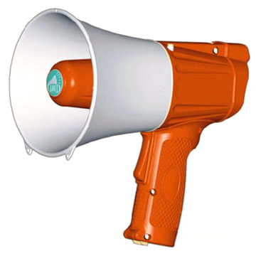 Файл:Orange White Megaphone with Emergency Alarm M 1DA1 .jpg