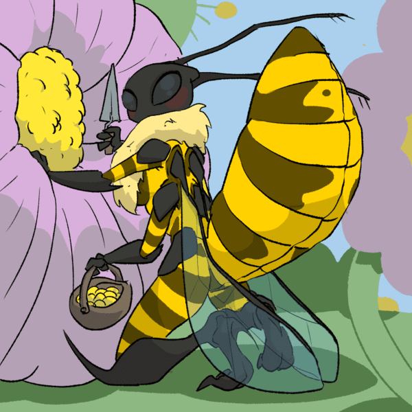 Файл:Пчела-собирает-пыльцу.png
