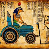 17.4.2023: Пахота в Древнем Египте.