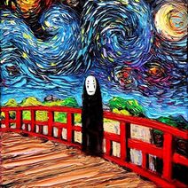 4.8.2019: «Унесённые призраками», Ван Гог.