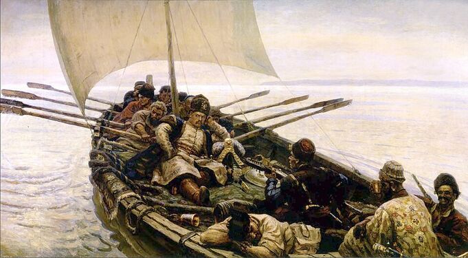 Дума Разина о том, где добыть ещё одну княжну для царя морского (аффтар — Василий Суриков)