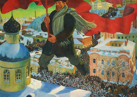 Настоящий большевик выше прочих малых вик (аффтар — Борис Кустодиев)