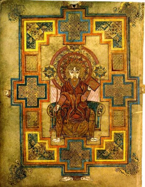 Файл:Евангелист Иоанн (Келлская книга).jpg