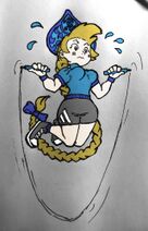 2.1.2026: Снегурочка оправляется после новогодних салатов.