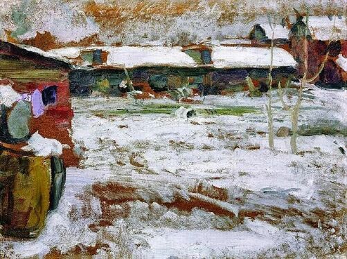 Отстойник с токсичными зелёными отходами сковал лёд, но не до конца из-за экзогенной реакции (аффтар — Абрам Архипов)