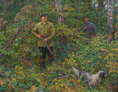 Ленин охотится на Гидру контрреволюции (аффтар — Александр Моравов)